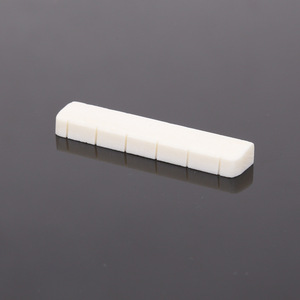 Juego de tuercas y selletas de hueso puro para guitarra clásica, piezas de repuesto para guitarra acústica, sin recubrimiento, duraderas, para instrumentos de cuerda - Product Image 3