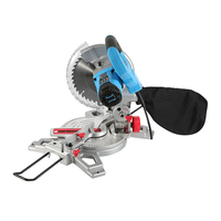 Outil électrique FIXTEC 1500W Machine à couper le bois à main Scie à onglets coulissante composée de 210 mm