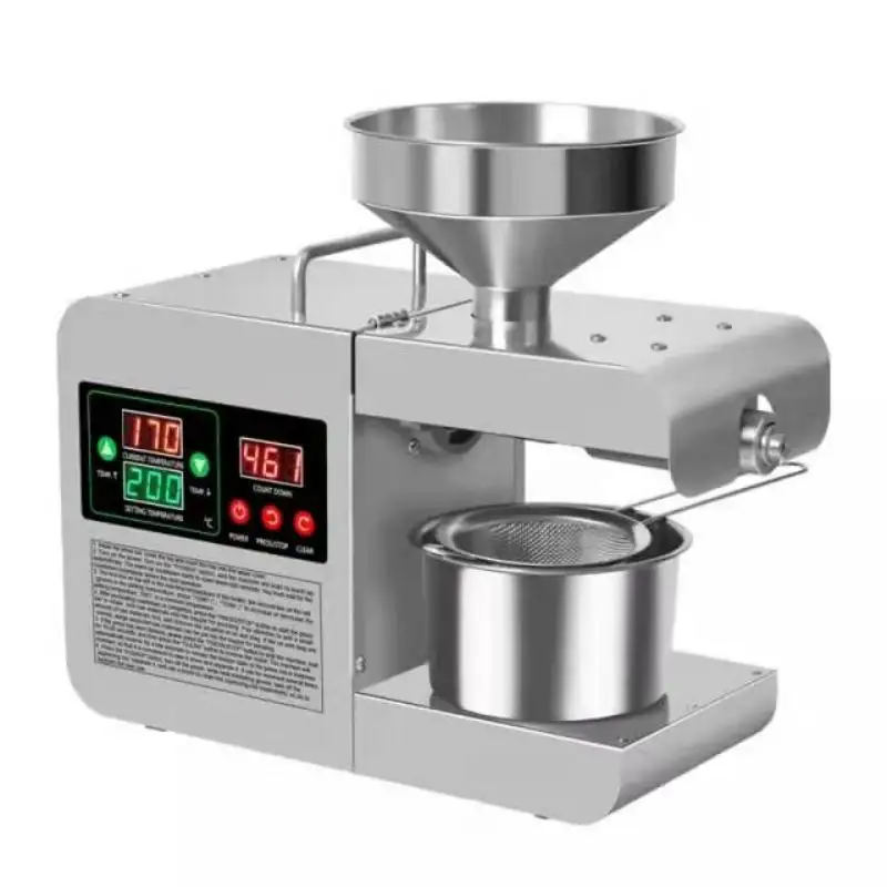 Automatic Stainless Steel Family Type Cold Pressing Mini Coconut Oil Press Machine