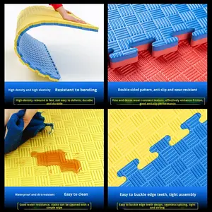 Tapete <span class=keywords><strong>de</strong></span> Espuma EVA para Piso, Venta Directa <span class=keywords><strong>de</strong></span> Fábrica, Marca OEM, 2.0cm <span class=keywords><strong>de</strong></span> Grosor, Absorbente <span class=keywords><strong>de</strong></span> Impactos, Personalizable, para Práctica <span class=keywords><strong>de</strong></span> <span class=keywords><strong>Taekwondo</strong></span> y Aulas - Product Image 3