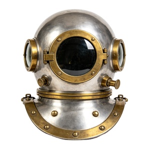 Casques intégraux en laiton plaqué bronze antique, imperméables, robustes, pour adultes, de qualité commerciale, collection antique rare - Product Image 1