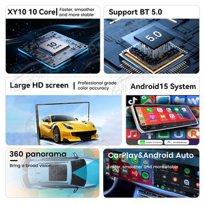 Lecteur multimédia automobile Android 15 pour <span class=keywords><strong>Renault</strong></span> <span class=keywords><strong>Megane</strong></span> 3 2009-2014, CarPlay sans fil, Android Auto, navigation GPS, unité principale - Product Image 3