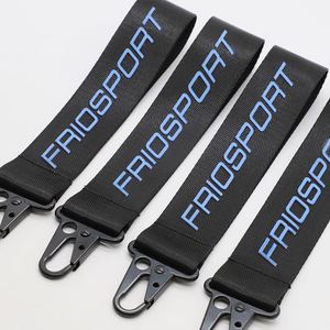 Personalized Nylon Short Lanyard Keychain with 3D Printing Logo Custom Eagle Beak Hook Lanyards for Promotional Event - Product Image 4