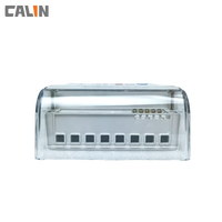 Mini compteur électrique prépayé autonome à grille IP56 système de vente d'affichage LCD étanche pour une utilisation résidentielle triphasée