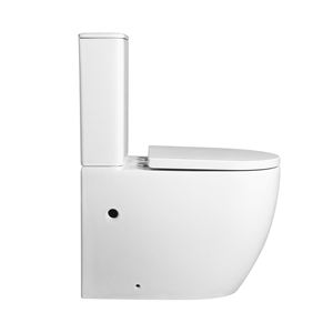<span class=keywords><strong>Toilette</strong></span> deux pièces Tornado avec piège en P <span class=keywords><strong>flexible</strong></span> et forme ronde lisse toilettes à chasse d'eau en céramique - Product Image 5