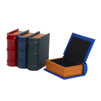 Mini boîte de rangement pour faux livre de décoration personnalisée