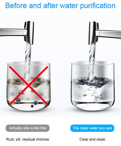 <span class=keywords><strong>Filtre</strong></span> purificateur d'<span class=keywords><strong>eau</strong></span> pour <span class=keywords><strong>robinet</strong></span> de cuisine, mini, portable, à charbon actif alcalin, monté sur <span class=keywords><strong>robinet</strong></span>, en ABS de qualité alimentaire, OEM ODM - Product Image 4