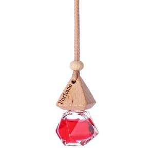 Car Air Freshener Pendant Diamond Shape 10ml Gardenia Scent Elegant Style For Car Interior Odor Removal - Product Image 3
