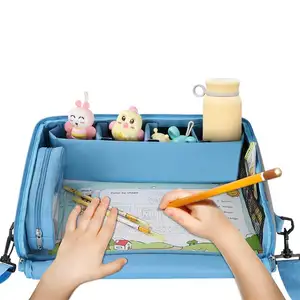 Nieuwe Aankomst Patent Premium Portable Carry Reizen Kid Lade Travel Tray Voor Kinderen Autostoel Bekerhouder
