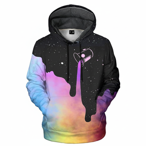 Tye Dye Hoodies Hommes 100% Coton Streetwear Pull Over Tie Dye Hoodie Tie Dye Hoodies Hommes - Product Image 1