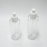 PETG botol semprot plastik, wadah kemasan kosmetik kosong bentuk bulat 100ml 120ml dengan pompa Sayer Sealing