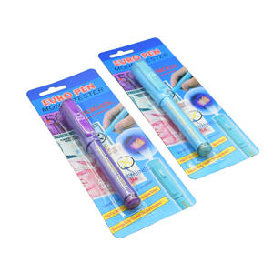 Bolígrafo <span class=keywords><strong>detector</strong></span> de dinero financiero portátil con logotipo personalizado, marcador de prueba de moneda, bolígrafo de comprobación de moneda de nota falsa - Product Image 2