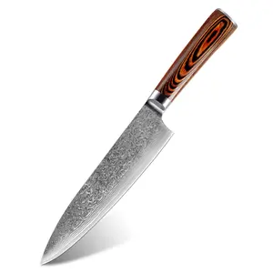 XITUO japon vg10 şam bıçak yüksek karbon paslanmaz çelik mutfak bıçağı Cuchillo Boning dilimleme yardımcı balta