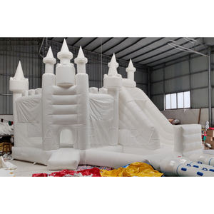 Noleggio per feste in giardino Oxford Moonwalk al coperto buttafuori gonfiabili per bambini castello gonfiabile saltatore per casa di rimbalzo bianco per feste - Product Image 2