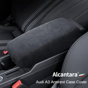 Alcantara Автомобильная Центральная консоль подлокотник чехол для хранения Audi A3 2021 2022 2023 автомобильные аксессуары красочные