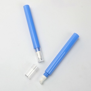 Tube cosmétique en plastique bleu personnalisé de 10 ml et 20 ml pour crème pour les yeux et gloss à lèvres, emballage imprimé en usine - Product Image 4