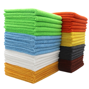 30x30cm 300gsm sợi nhỏ xe chi tiết khăn nhanh khô may vải để làm sạch rửa cao thấm Microfibre khăn cho xe - Product Image 1