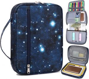 Étui de protection pour Bible BSCI, étui de Bible haut de gamme, étui en cuir avec poche zippée et poignée - Product Image 1