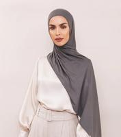 2022 Premium bambou Modal Jersey châles écharpes coton Jersey foulard Double boucle instantané Jersey Hijab pour les femmes