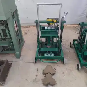 Mão imprensa 2 blocos diesel móvel tijolo que faz a máquina xinda oco sólido cimento concreto à venda