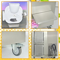 Machine à glaces artisanales italiennes à vente chaude, 48 L/H, congélateur à glaces, machine à glaces dures, congélateur continu