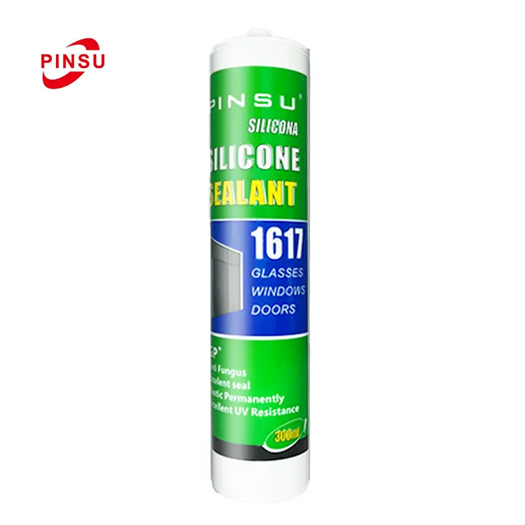 Hot Selling PINSU1617 waterproof Glass Sealant neutral Cure Silicon Sealant For Door And Windows