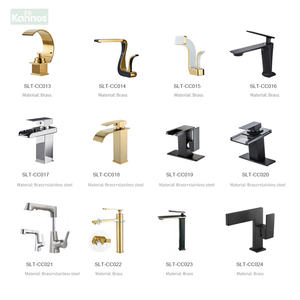 Robinet de baignoire traditionnel en laiton à montage sur pont avec cartouche céramique, double poignée, ensemble 3 trous - Product Image 2