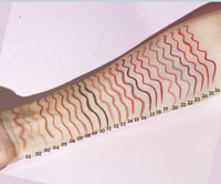Crayon de maquillage 3-en-1 personnalisable avec logo – Imperméable, couleur néon, pour sourcils, lèvres et yeux – Stylo gel eye-liner à marque privée