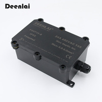 Caja de Conexiones FSH713-B, Conector de Cable Impermeable para Exteriores, Funda de Conexión de Cable de 5mm-10mm, 1 Vía, Negra