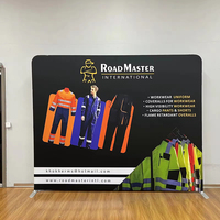 Cadre d'affichage en tissu tendu personnalisé et ensemble de tissus pour signalétique d'exposition pop-up par sublimation