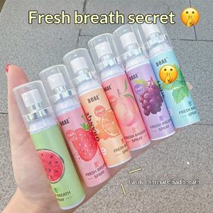 Spray Bucal <span class=keywords><strong>con</strong></span> Sabor a Fruta Fácil de Usar, Aliento a Melocotón, Frescura Duradera Sin Olor, en Existencia, 20 ml para Hombres y Mujeres - Product Image 2