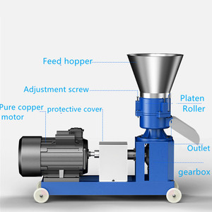 Venta caliente pequeña capacidad hogar <span class=keywords><strong>richi</strong></span> stock máquina de pellets de alimentación - Product Image 4