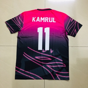 Logotipo personalizado 100 poliéster solo Jersey O cuello manga corta impresión por sublimación personalizada ligero de gran tamaño deportes malla camisetas - Product Image 5