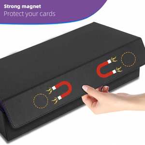 Caja de Almacenamiento para Tarjetas, Gran Capacidad, Cuero PU, Cierre Magnético, Impermeable, Portátil, Almacenamiento para Más de 2000 Tarjetas de Juego - Product Image 2