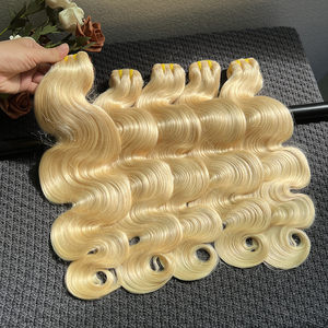 Наборы волос 613 Body Wave, натуральные человеческие волосы, светлые, необработанные, камбоджийские, с сохраненной кутикулой, свободная волна, натуральные волосы Virgin Hair от поставщика - Product Image 2