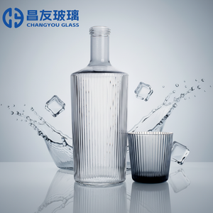 Custom Luxury Glass Spirit Bottle 500ml/700ml/750ml Leak Proof Screw <strong>Cap</strong> for Rum <strong>Vodka</strong> Whisky Gin Liquor - Product Image 3