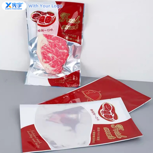 Bolsa de Embalaje de Alimentos Congelados de Nailon PA Impresa Personalizada, Bolsa de Sellado <span class=keywords><strong>al</strong></span> Vacío de Mylar de Grado Alimenticio para Carne de Res, <span class=keywords><strong>Pollo</strong></span>, Tocino, Queso, Pizza - Product Image 4