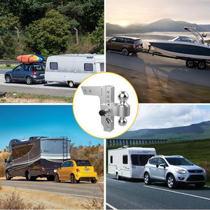 AMBITION Nueva Condición 6 "8" 10 "Enganche de <span class=keywords><strong>remolque</strong></span> ajustable de aluminio Bloqueo de suspensión de <span class=keywords><strong>remolque</strong></span> Enganche de montaje de <span class=keywords><strong>bola</strong></span> ajustable - Product Image 6
