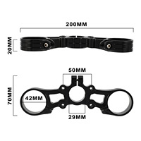 NiceCNC pour Surron Light Bee X S support de montage de barre de guidon avant support de plaque de liaison supérieure à Triple pince Kit de rehaussement