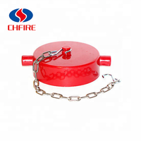 Cache en plastique pour hydrant d'incendie de 2 1/2 pouces et cache en plastique pour vanne d'incendie à chaîne pour équipement incendie