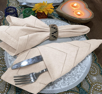 Faible MOQ, haute qualité, nappe de table en lin 100% sur mesure, serviettes de table lavables, couleur/taille personnalisée, mariages, événements, serviettes de table