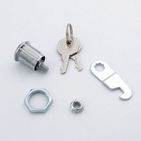 Serrure à came anti-effraction à crochet robuste en alliage de zinc pour casier, serrure coulissante pour armoire avec clés à tête en plastique Baileji