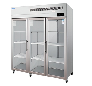 Refrigerador/Congelador Vertical Comercial sin Escarcha de 3 Puertas con Pantalla Digital de Vidrio para Supermercados - Product Image 6