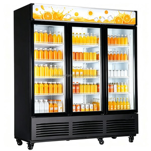 Atractiva Vitrina de Triple Puerta con Iluminación Inferior, Brillo Intenso que Aumenta el Atractivo del Producto para los Compradores - Product Image 5