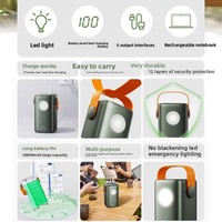 Batterie externe portable 60000mAh, charge rapide 100W PD, double type C, lampe torche LED, camping en plein air pour téléphone portable, ordinateur portable