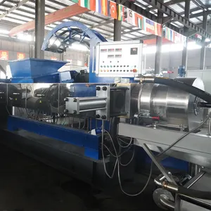 Carbon Black Granules Single Screw Extruder Machine With Kneader For PP Black Masterbatch