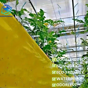 เทปเหนียวสีเหลืองสำหรับติดต้นไม้ - ม้วนกาวกันน้ำสำหรับดักจับแมลงวันลายจุด <span class=keywords><strong>มด</strong></span> และหนอนแคนเนอร์ ขนาดม้วนใหญ่ - Product Image 5