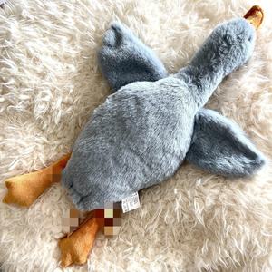 Animal de peluche de ganso, felpa de ganso suave, ganso de peluche lindo, animal de peluche de pato-20 pulgadas, gris - Product Image 1