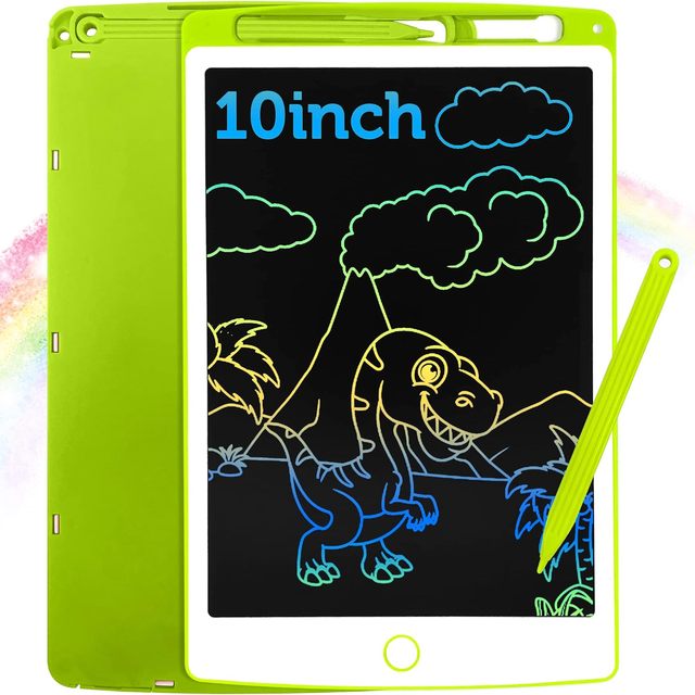 10 Inches Lcd Writing Board Drawing Color Screen Tablet Digital Graphic Tablets Electronic Handwriting Magic Pad for Kids