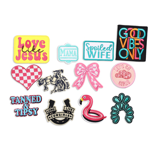 فيبي جيدة فقط مخصصة الحديد على المطرزة الصيف حك بقع السائبة لقبعات الشاحنات للزينة قبعة شخصية - Product Image 4